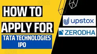 How to apply for Tata Tech IPO | how to apply in tata technology ipo | Tata Technologies #iporeview