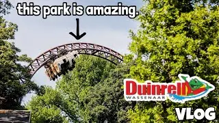 Visiting the Netherlands MOST Underrated Theme Park?! Duinrell - Wassenaar, NL | VLOG [2024]