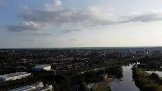 Dji Mini 2 test flight over the Thames Path