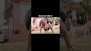 Depressed guy training arc