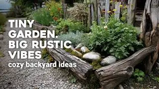 🌿 Rustic Garden Ideas for Small Spaces: Cozy, Vintage Charm on a Budget