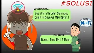 SOLUSI PELANGGAN WIFI OFF 1 MENIT NGAKUNYA 1 HARI