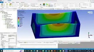 Hydrostatic/Water Pressure in Rectangular Tank in Ansys Workbench | Static Structural | Simulation