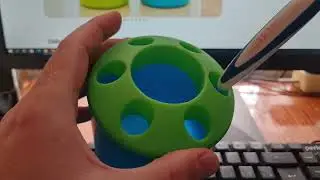 Распаковка подставки для зубных щёток с Aliexpress./Toothbrush cylinder holder from Aliexpress.