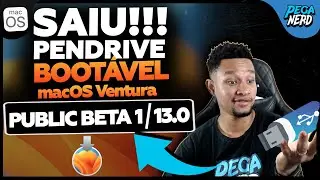 ✅ Saiu!!! PenDrive Bootável macOS Ventura Public Beta 1 OFICIAL 100% funcional, How to install 2022
