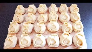 Манты из нарезаного мяса!Глюкштадт.