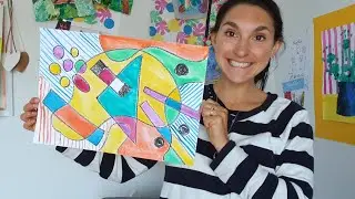 How to paint Abstract Art like Wassily Kandinsky for Kids