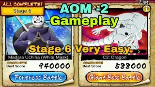 NxB NV : All Out Mission #2 | Stage 6 Fortress and Giant Boss Battle Full Gameplay | Naruto x Boruto