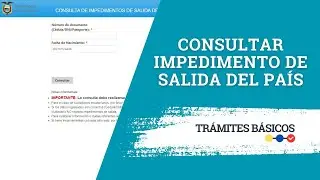 Consultar impedimento de salida del país Ecuador (SIMIEC)