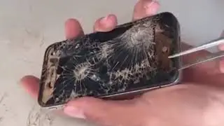 Çöpten bulduğu bozuk telefonu baştan yarattı!