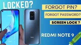Redmi Note 9 / Locked? Unlock - Remove PIN PASSWORD PATTERN