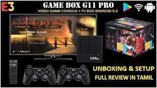 RETRO / CLASSIC GAME BOX G11 PRO FULL UNBOXING SETUP REVIEW IN TAMIL.
