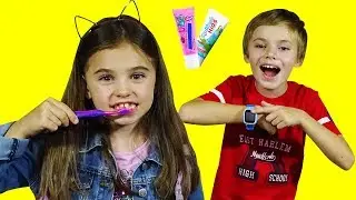 Put On Your Shoes Song / Pretend Play Morning Routine Brush Teeth /Nursery Rhymes Kids Songs