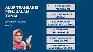 ALUR TRANSAKSI PENJUALAN TUNAI #alurtransaksipenjualan #alurpenjualan #administrasitransaksi
