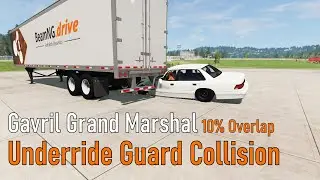 Gavril Grand Marshal | Underride Guard Collision | Slow Motion Crash Test