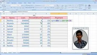Microsoft Office 2007 Excel 8 PMT