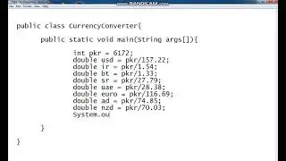 Currency Converter Part 1 | Currency Converter Program In Java Language on Command Prom | I & E ZONE