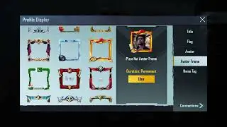 How To Change/Set Avatar Frame in Pubg Mobile Latest 2022
