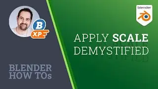Blender Tutorial - HOW TOs - Apply Scale Explained