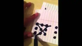 How to :connect 9 dot with 4 and three lines
