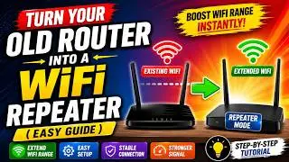 How To Setup Your Router as WiFi Reciever or Repeater