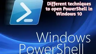 How To Open PowerShell in Windows 10 | Different ways to Open Windows PowerShell  