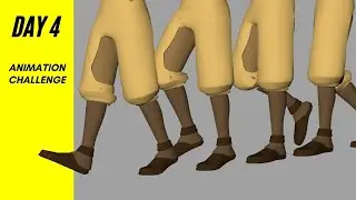 Avatar Progressive Walk Animation in Maya | 28 Animation Challenge - Day 4