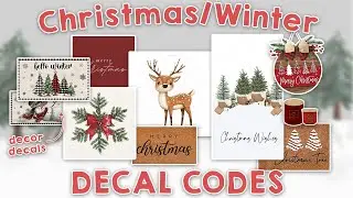 100+ Aesthetic Christmas/Winter Decal Codes for Bloxburg & Berry Avenue