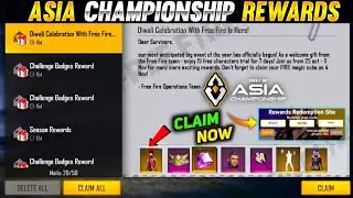 ASIA CHAMPIONSHIP REDEEM CODE || FF ASIA CHAMPIONSHIP REWARDS || CLAIM NOW || 17 NOV FF NEW EVENT .