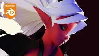 Blender 3.0.1 Stylized character (Timelapse)