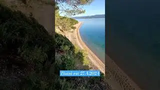 Zlatni rat beach Bol Croatia 27.4.2024 #croatia #beach #zlatnirat