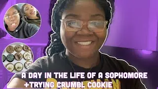 Day In The Life Of A Sophomore + Trying Crumbl Cookies
