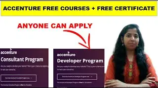 Accenture Free Course With Free Certificate | Any Student Eligible, No Experience