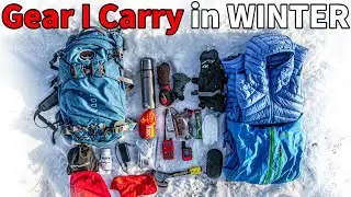 MY WINTER DAY PACK GEAR LIST | Hiking, Snowshoeing, Skiing |