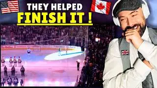 The Anthem Stopped… So the Crowd Finished It 🇺🇸🇨🇦 | British Dad Reacts