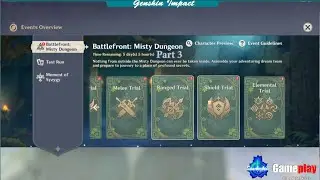 Battlefront: Misty Dungeon Part 3【Genshin Impact Event】Sanchezkids Gameplay