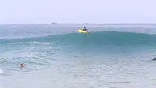 Kayaker Caught In Shorebreak @ The WEDGE  7/20/13 🌊🤔🏖🌴🌴 #johnminarphotography