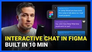 Figma Chat Component - Built in 10 Minutes
