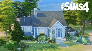 Blue Shoreline Cottage 💙🌊 - No CC - Sims 4 Speed Build