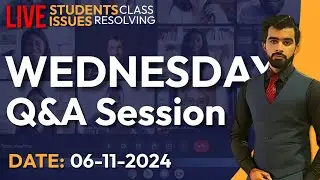 Live Q&A Class: November-06-2024 | Digital Marketing Students STRUGGLE | Tips to Succeed
