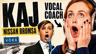 Kaj can sing OPERA?! 🤯 | Vocal Coach Analysis - Nissan Bromsa Reaction (Nessun Dorma Cover)