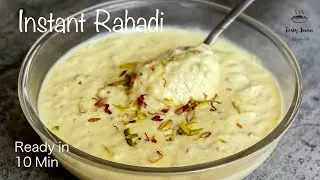 Instant rabadi recipe| झटपट रबड़ी रेसिपी | How to make quick rabadi | 10 min Rabdi recipe