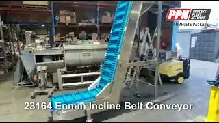 Enmin Incline Belt Conveyor with Wave Edge ECB 320-500A [23164]