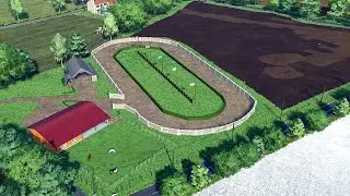 Building a Beautiful Horse Track in Farming Simulator