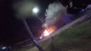 INCENDIO DE VEHICULO - VISTA OFICIAL DE SEGURIDAD - GOPRO - 2024 - BVL