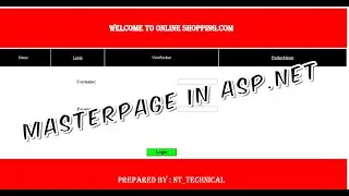 MasterPage in ASP.NET