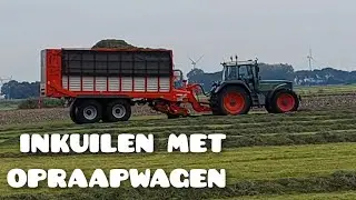 Grass ensiling with a forage wagon instead of chopping. WHY??? | Farmer Gerrit vlogs
