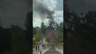 Бердянск сегодня,подрыв коменданта и перестрелка в центре города.