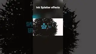 Ink Splatter effect in vivacut pro 