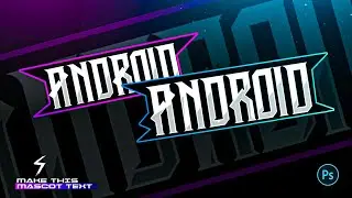 How To Make ESports/Mascot Text Logo On Android!